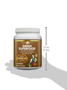 Amazing Grass Greens Blend Superfood: Super Greens Powder with Spirulina, Beet Root Powder, Chlorella, Digestive Enzymes, Prebiotics & Probiotics, Chocolate, 100 Servings (Packaging May Vary)