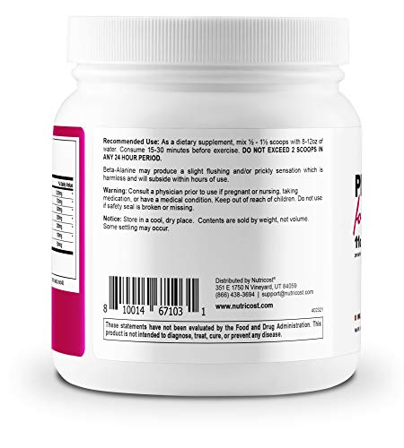 Nutricost Pre-Workout Powder for Women Watermelon (60 Serv)