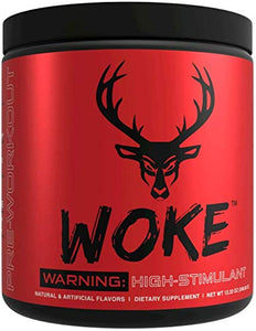 Bucked Up - Woke - HIGH STIM Pre Workout - Best Tasting - Focus Nootropic, Pump, Strength and Growth, 30 Servings (Rocket Pop)