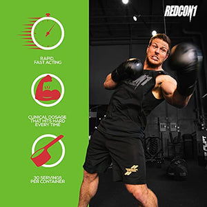 Redcon1 Total War Preworkout - 30 Servings, Boost Energy, Increase Endurance and Focus, Beta-Alanine, Caffeine (Green Apple)