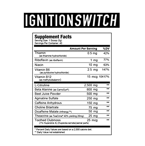 Axe & Sledge Supplements Ignition Switch Stim Pre-Workout - ICEE Cherry