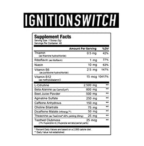 Axe & Sledge Supplements Ignition Switch Stim Pre-Workout - ICEE Cherry