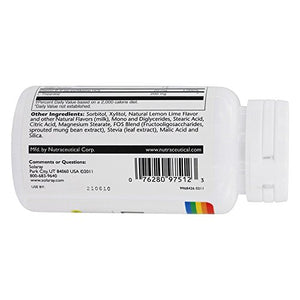 LTheanine Antistress Formula Natural SugarFree LemonLime (30 Chewables)