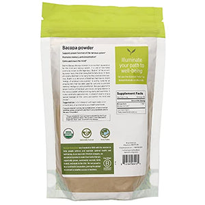 Banyan Botanicals Bacopa Powder, 1/2 Pound - USDA Organic - Bacopa monniera - Ayurvedic Herb for Memory & Focus