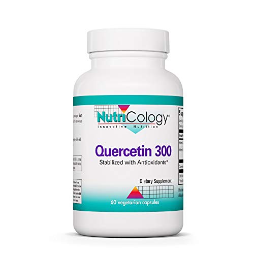 NutriCology Quercetin 300 - Bioflavonoid, Mast Cell, Immune Support - 60 Vegetarian Capsules