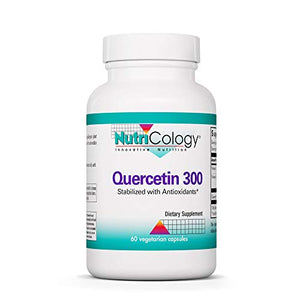 NutriCology Quercetin 300 - Bioflavonoid, Mast Cell, Immune Support - 60 Vegetarian Capsules