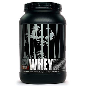 Animal Whey Isolate Whey Protein Powder – Isolate Loaded for Post Workout and Recovery – Low Sugar with Highly Digestible Whey Isolate Protein - Brownie Batter - 2 Pounds