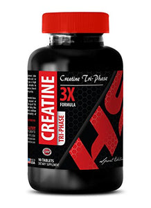 Creatine monohydrate Testosterone - CREATINE TRI-Phase 5000MG - for Muscle Mass (1 Bottle)