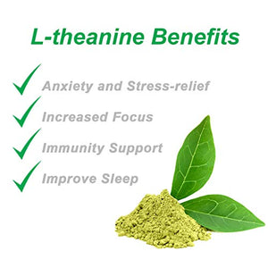 (3 Pack) Smarter L-Theanine 250mg in Non-GMO Flaxseed Oil, Stress, Relaxation & Mood Wellness 150 Liquid Softgels