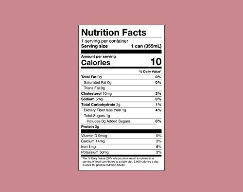 Rishi Tea Schisandra Berry Sparkling Botanicals Sparkling Water - Organic, Unsweetened, Zero Added Sugar, Caffeine Free, Real Plants, Virtus Botanicals - 12 oz (Pack of 12)