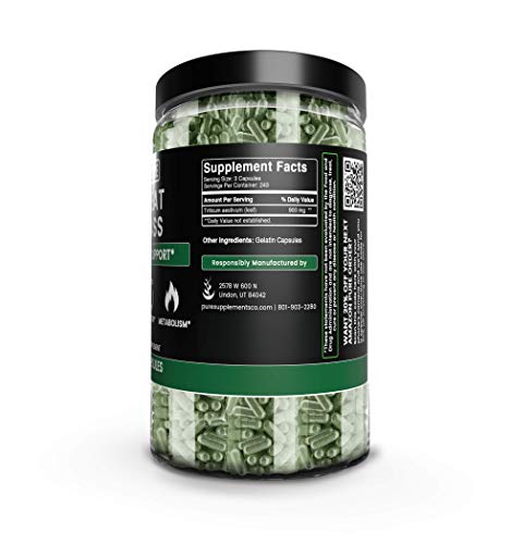 Wheat Grass Capsules 730 Capsules (900 mg/Serving), Digestion, Energy, 8 Month Supply