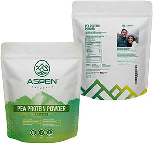 Aspen Naturals Pea Protein Powder (5 lb) Unflavored, Plant Based, Gluten Free, Non-GMO Vegan Protein Powder and Keto & Low Carb