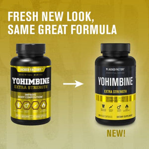 Yohimbine Extra Strength Supplement 2.5mg, 270 Capsules - Premium Yohimbe Bark Extract Supplement for Body Recomposition, Energy & More - Zero Fillers - 270 Non GMO Veggie Capsule Pills