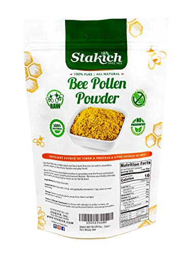 Stakich Bee Pollen Powder (1 Pound)