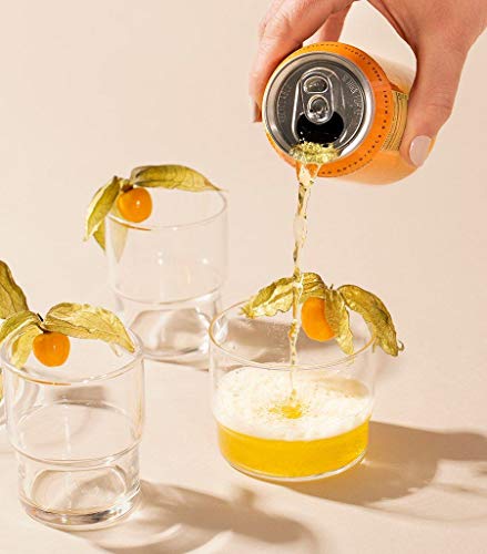 Rishi Tea Turmeric Saffron Sparkling Botanicals Sparkling Water - Organic, Unsweetened, Zero Added Sugar, Caffeine Free, Real Plants, Virtus Botanicals - 12 oz (Pack of 12)