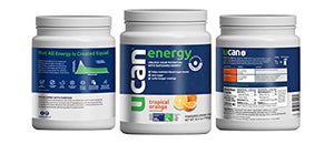 UCAN Keto Energy Powder - Sugar Free Pre Workout Powder for Men & Women with SuperStarch - Non-GMO, Vegan, Gluten Free - Tropical Orange - 30 Servings