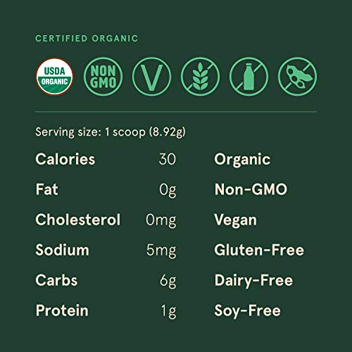 SB Organics Triple Berry Green Superfood Powder - 294g Canister of Organic Non-GMO Super Greens Drink Blend - Wheat Grass Juice Powder, Spirulina Powder, Moringa Powder, Matcha Tea Powder, and More