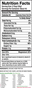 Nutiva USDA Organic Cold-Pressed Raw Hemp Seed Plant Protein with Hi-Fiber and Essential Amino Acids Powder, Non-GMO, Whole 30 Approved, Vegan, Gluten-Free & Keto, 3 Pound