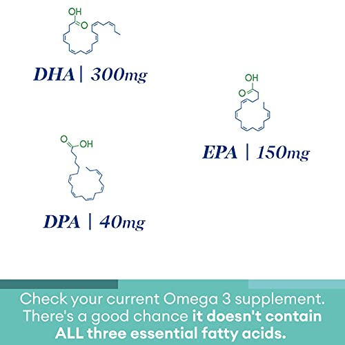 Tahiro Vegan Omega-3 Softgels. Serving Size 1000mg Includes DPA , DHA & EPA Plant Based Supplement. Nutrients for Men, Women, Kids, and Pregnant Women.
