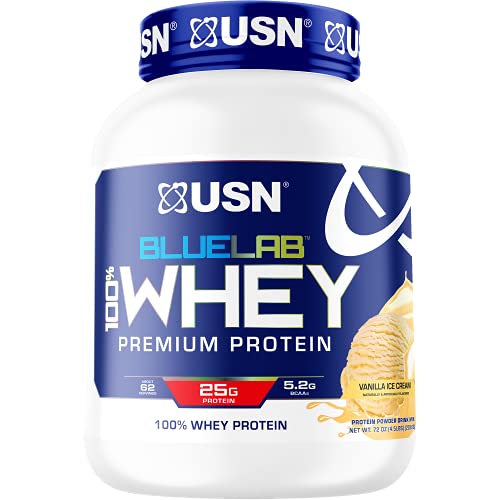 USN Supplements Bluelab 100 Percent Whey, Vanilla, 4.5 Pound