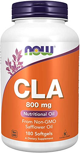 NOW CLA (CONJUGATED LINOLEIC ACID) 800 MG - 180 SOFTGELS