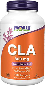 NOW CLA (CONJUGATED LINOLEIC ACID) 800 MG - 180 SOFTGELS