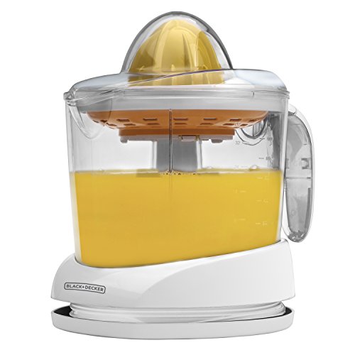 BLACK+DECKER 32oz Citrus Juicer, White, CJ625