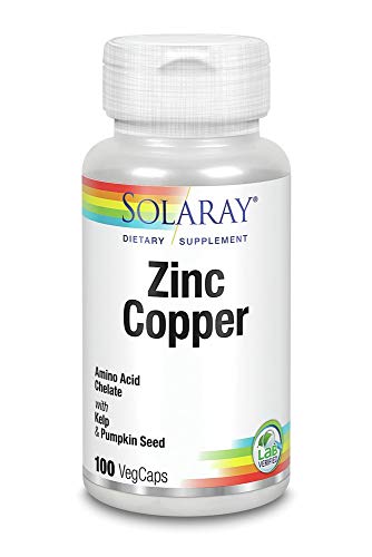 Zinc with Copper Solaray 100 VegCaps