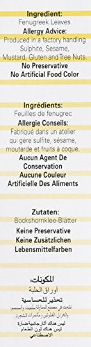 Shan Fenugreek Leaves 1.7 oz (50g) - No Preservative No Artificial Food Color - Authentic and Fresh Fenugreek Leaves - Halal and Suitable for Vegetarians - Airtight Aluminum Pouch