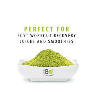 Nubeleaf Wheat Grass Powder - Non-GMO, Gluten-Free, Organic, Raw, Vegan Source of Essential Vitamins & Minerals - Single-Ingredient Nutrient Rich Superfood for Cooking, Baking, Smoothies (10oz)