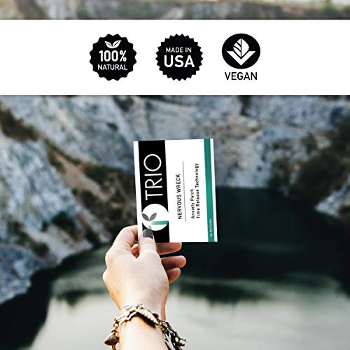 Trio Nervous Wreck - Anxiety, Panic Attack, Panic Disorder Blend (30 Patches)