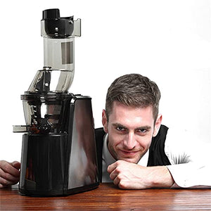 LHK Slow Juicer Machines, Slows Masticating Juicers Machine, Cold Press Juicer with 82mm Wide Chute, Quiet Motor, Reverse Function, for Fruits and Vegtables