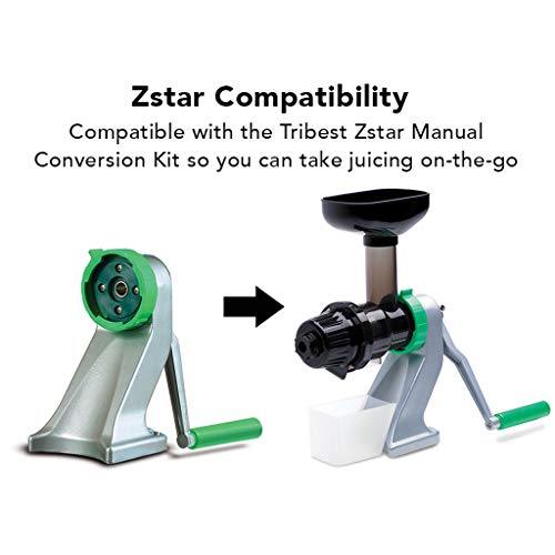 Tribest SS-4250-B Solostar Single Auger Masticating Juicer, Chrome