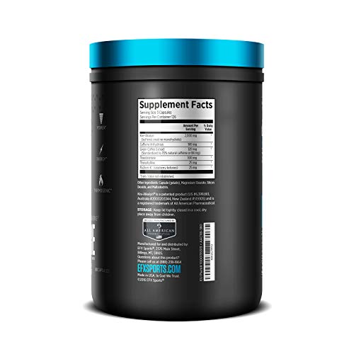 EFX Sports Kre-Alkalyn Hardcore | PH Correct Creatine Monohydrate Pre-Workout Energy| Patented Formula, Gain Strength, Build Muscle & Enhance Performance (380 Count)