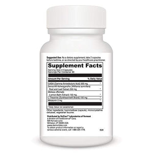 DaVinci Laboratories Sleep Complete, 60 Veggie Capsules - Non GMO Sleeping Support Aid with Melatonin, GABA, Ashwagandha and Lemon Balm