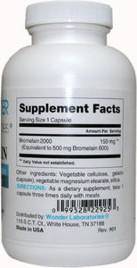 Bromelain 2000 150mg.