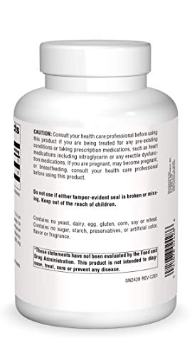 Source Naturals L-Arginine 1000 mg Free Form - 200 Tablets