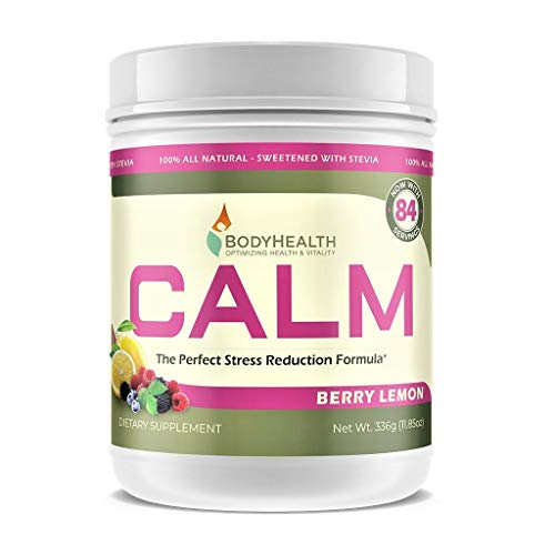 BodyHealth Calm (Berry Lemon 12oz), Relaxation Supplement That Helps Restore Healthy Magnesium Levels, Provides Calcium-Magnesium Balance, and Supports The Body’s Natural Response to Stress