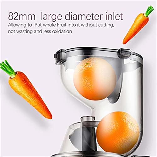 HIZQ Slow Juicer Masticating Juicer Machine, Juicer, Slow Chewing Juicer, Cold-Pressed Juicer Are Easy To Clean, Juicer Has High Yield, High Dry Pulp, Opposite Function