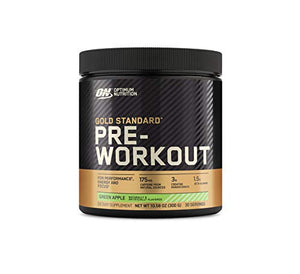 Optimum Nutrition Gold Standard Pre Workout with Creatine, Beta-Alanine, and Caffeine for Energy, Flavor: Green Apple, 30 Servings (Packaging May Vary)