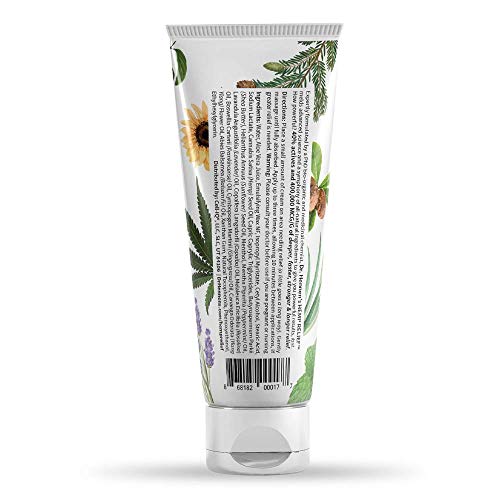 Dr. Hennen's Hemp Relief Cream for Muscles, Joints and Back, Extra Strength 400,000 mcg 40% Actives with Shea Butter, Sunflower, Aloe Vera, Peppermint, Frankincense, Lavender, More Essential Oils