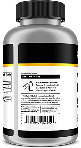 XPI Yohimbine HCL (5mg) 500 Capsules - Non-GMO and Gluten Free