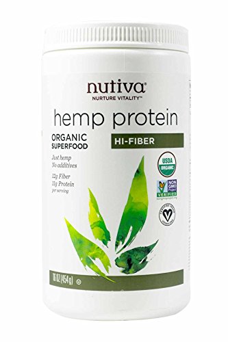 Nutiva Hemp Protein Powder, Organic,16 ounce(454 g)