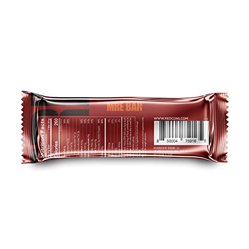 Redcon1 MRE Bar - Meal Replacement Protein Bar (1 Box / 12 Bars), Real Whole Food Sourced Protein, Real Food Taste, 20G Protein (Iced Carrot Cake)