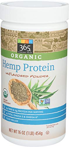 365 by Whole Foods Market, Protein Powder Hemp Organic, 16 Ounce