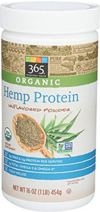 365 by Whole Foods Market, Protein Powder Hemp Organic, 16 Ounce