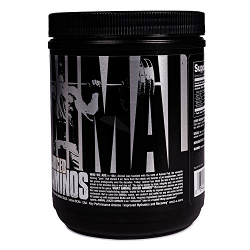 Animal Juiced Aminos - 6g Bcaa/eaa Matrix Plus 4g Amino Acid Blend for Recovery and Improved Performance, Peach Mango, 30 Count