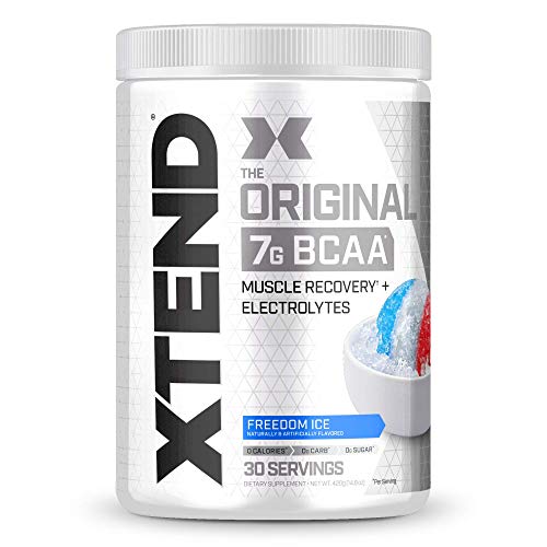 XTEND Original BCAA Powder Freedom Ice | Sugar Free Post Workout Muscle Recovery Drink with Amino Acids | 7g BCAAs for Men & Women | 30 Servings