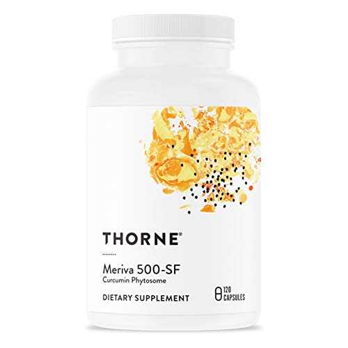 Thorne Research - Meriva 500-SF (Soy Free) - Curcumin Phytosome Supplement - 120 Capsules