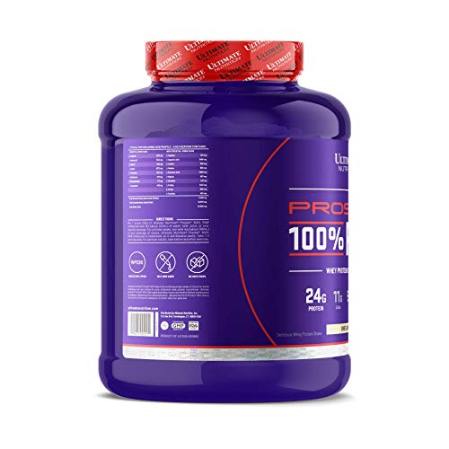 Ultimate Nutrition Prostar Raw Whey Protein Concentrate Powder, Low Carb, Low Fat, Keto Friendly, 24 Grams of Protein Per Serving with 5.5 Grams of BCAAs,Unflavored, 67 Servings, 4.4 Pounds